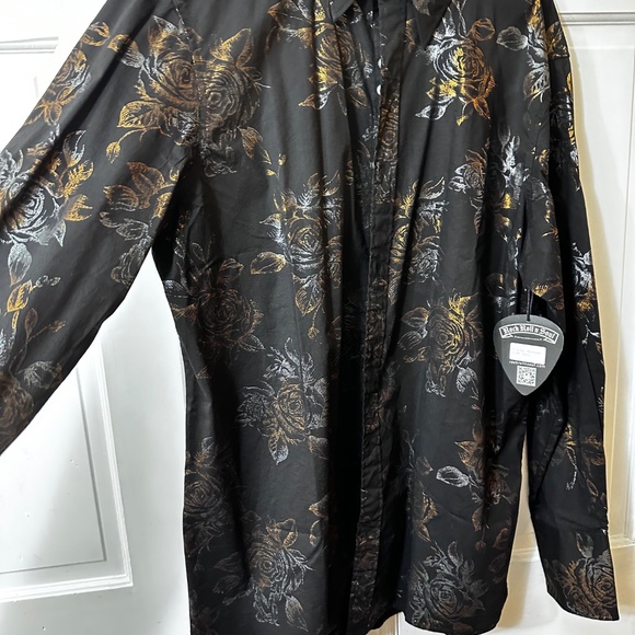 Night out shirt Rose on black - Picture 5 of 11